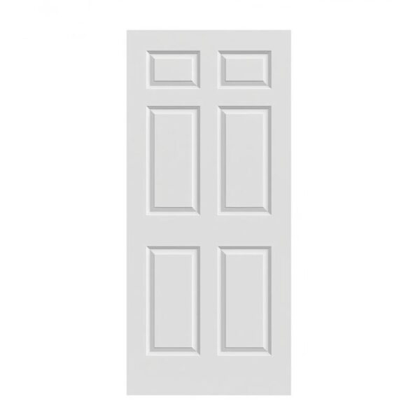 Primed Textured Molded MDF Interior Closet Bifold Door