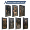 steel security doors Waterproof Security Steel Exterior Doors