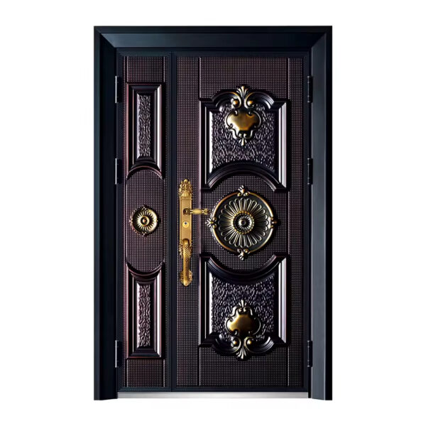 Exterior Security Door Stable Aluminum Cast Door