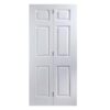 Primed Textured Molded MDF Interior Closet Bifold Door