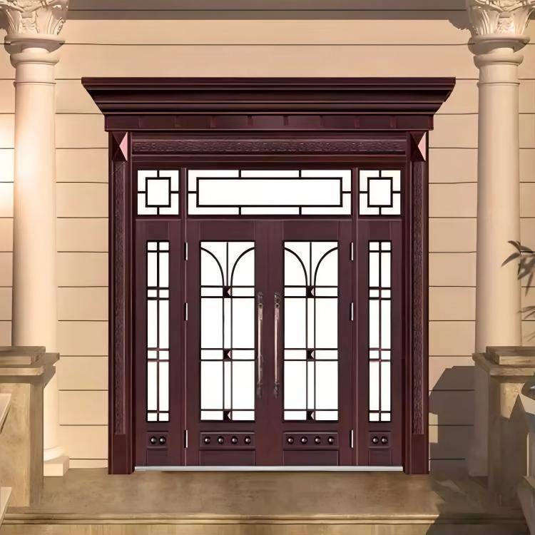 Steel Glass Single Commercial Exterior Door